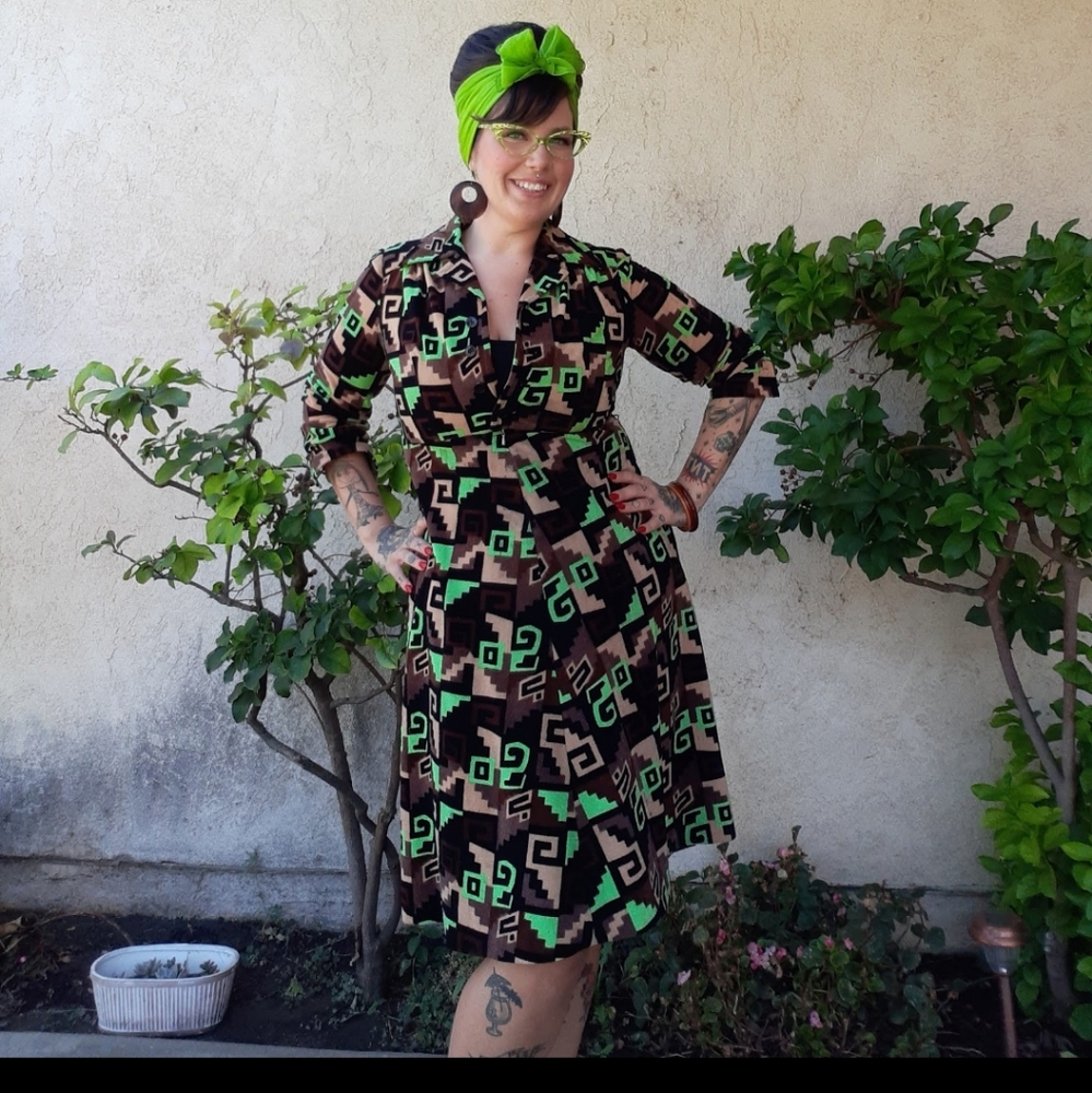 Vintage Terry dress 1960s 1970s
